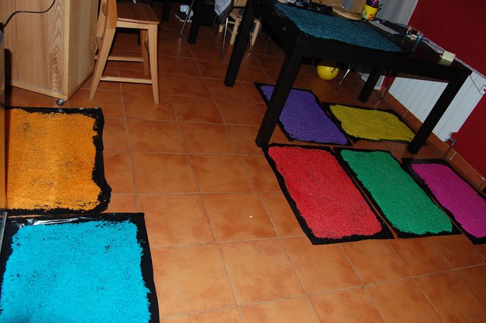 Arroz teñido