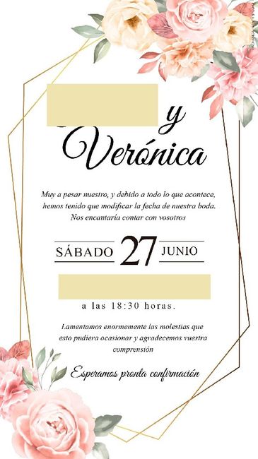4 modelos para avisar de cambio de fecha! 4