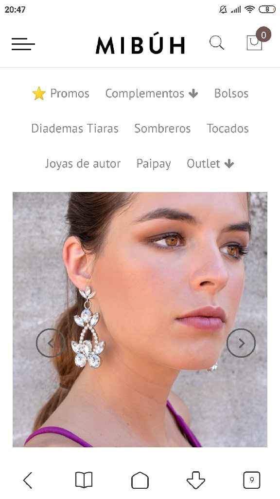 Pendientes largos brillantes - 1