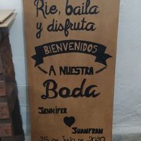 Ya tengo cartel de bienbenidaa - 1