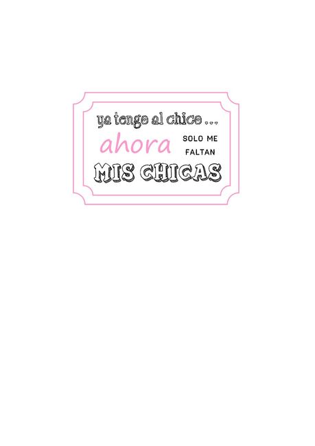 ETIQUETAS PARA DAMAS DE HONOR