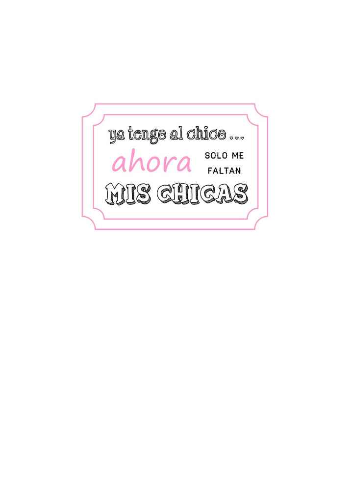 ETIQUETAS PARA DAMAS DE HONOR