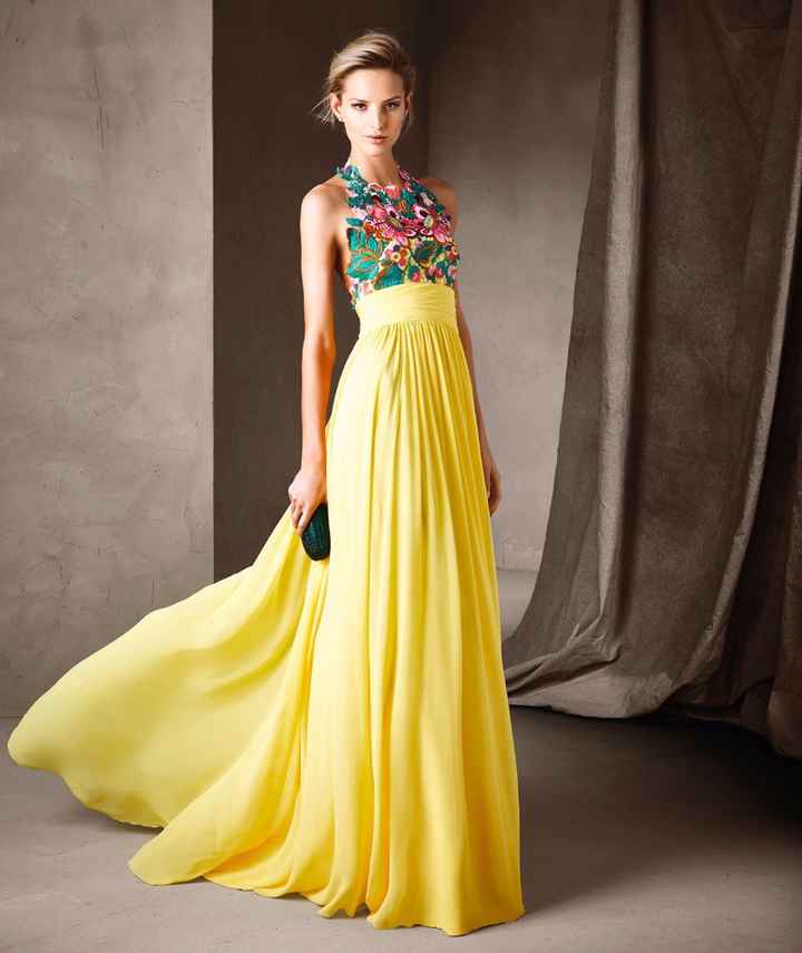 Vestido de fiesta Pronovias, modelo CISCA