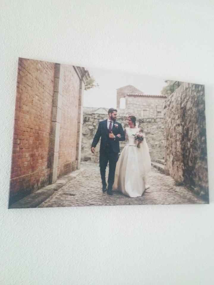 Poner foto de la boda en casa. - 1