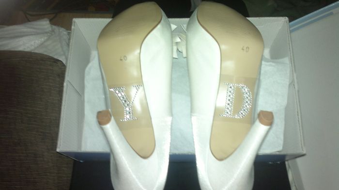 La decoración de mis zapatitos!