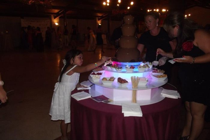 fuente de chocolate