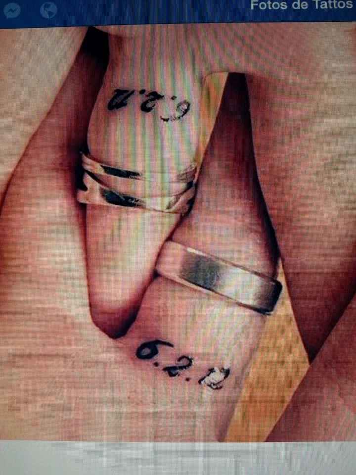 ¿Te tatuarías el día de la boda? - 1