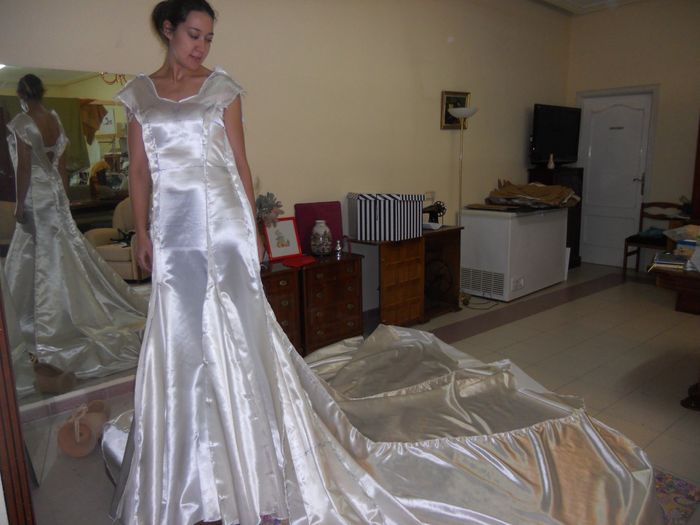 Me estoy haciendo mi vestido de novia - 1