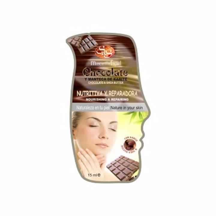 mascarilla facial choco