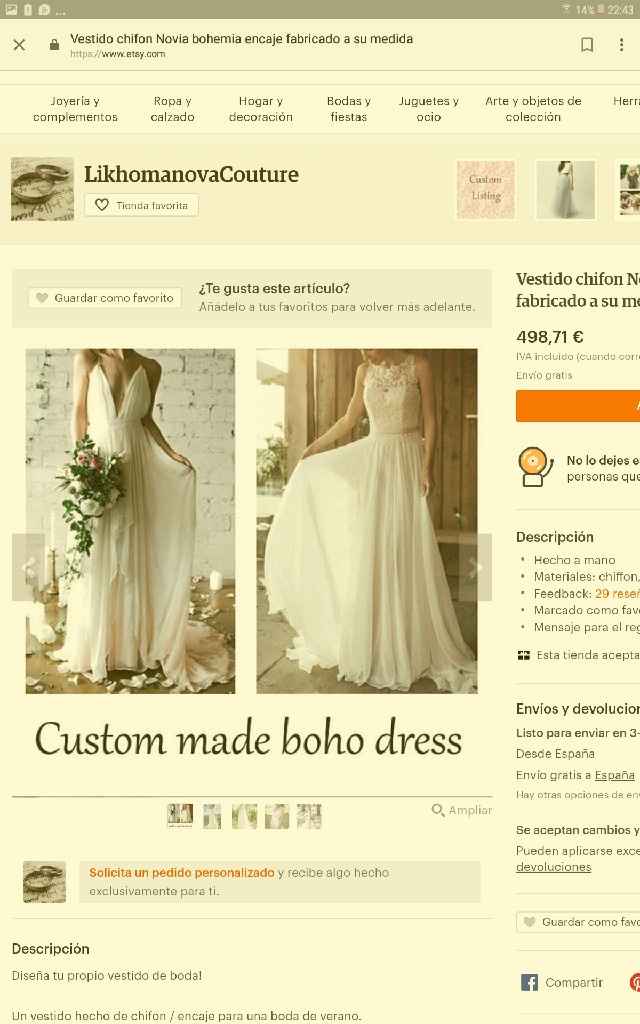  Vestidos de novia económicos - 1