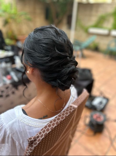 Prueba de maquillaje y peinado 💓❤️🥰 🙌 2
