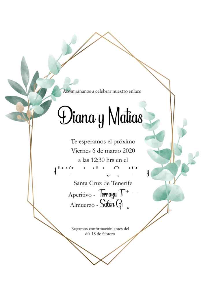 Ya casi tenemos las invitaciones... y no estoy segura - 1