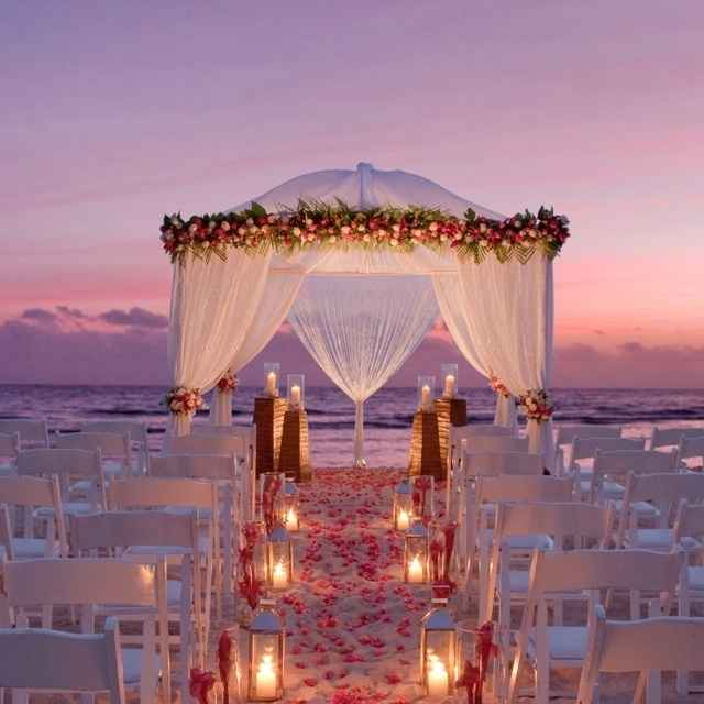 Altar al atardecer