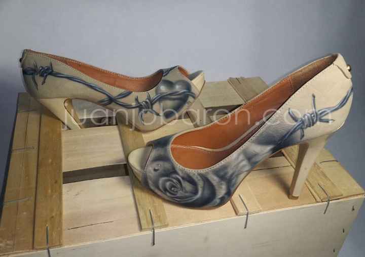 Zapatos pintados a mano!!!! - 1