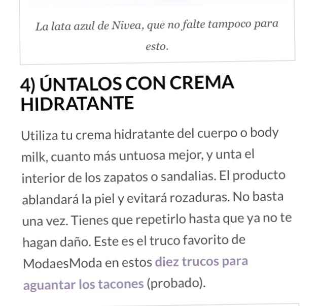Trucos para los pies y los tacones - 2