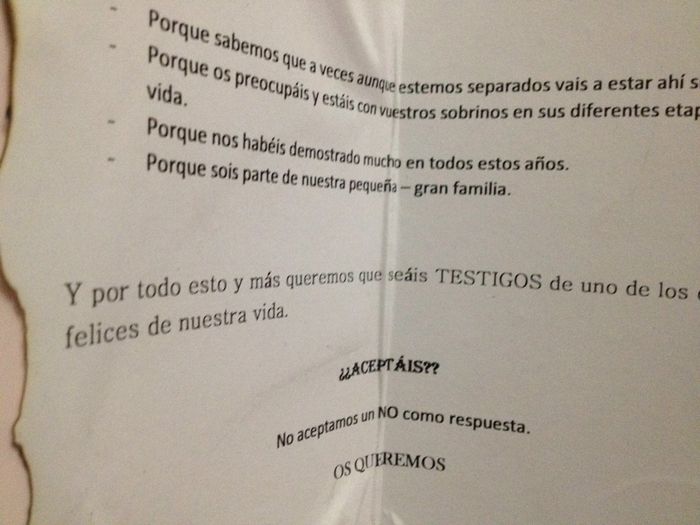 Detalle para los testigos no familiares?? - 7