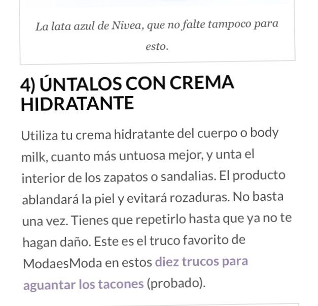 Trucos para los pies y los tacones - 2