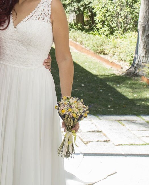 Ramo de novia con flores preservadas - 1