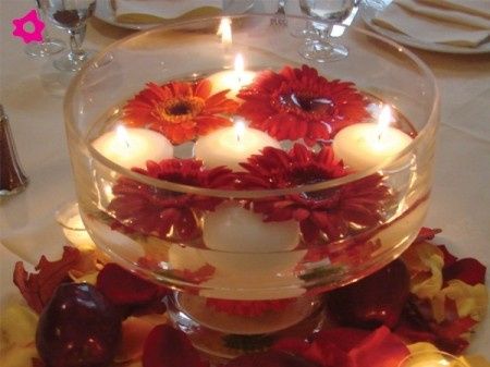 Velas Flores