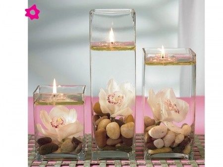Velas Flores