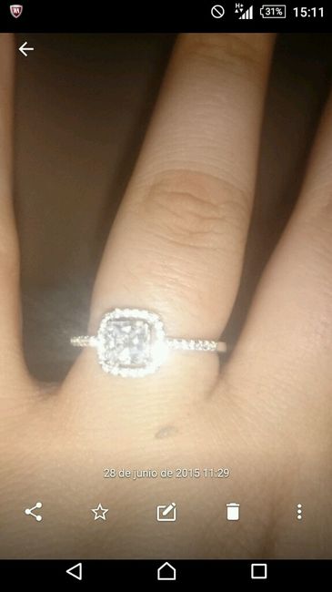 Anillo de pedida - 1