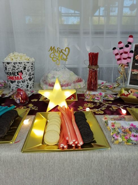 Nuestra mesa dulce de cine 🎬🍿🤍 5