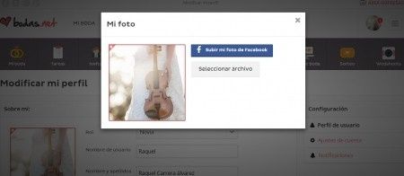 Cambio foto de perfil