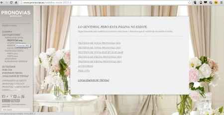 Web de pronovias en cambios