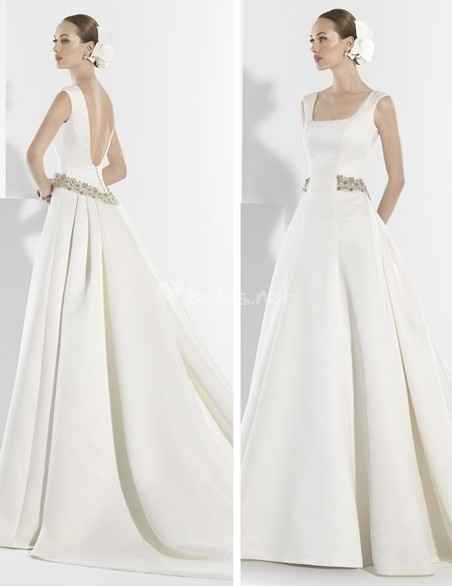 Vestidos de escote cuadrado