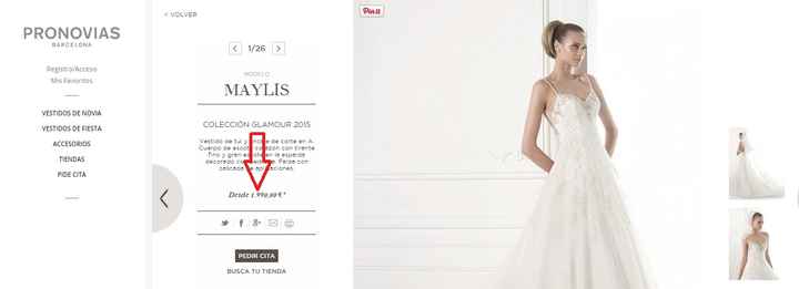 Precios Pronovias