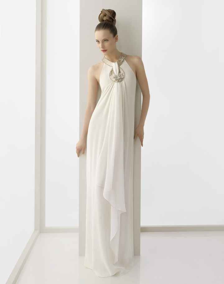 Vestido novia estilo griego