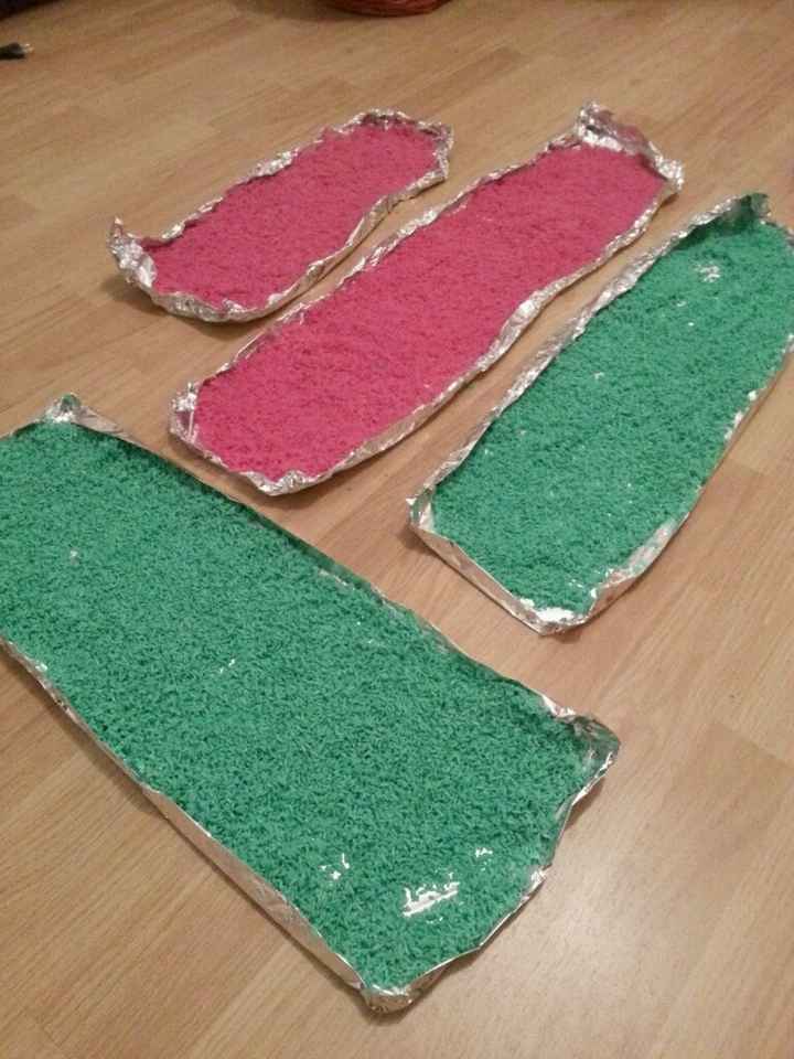 Empezamos a teñir arroz - 1