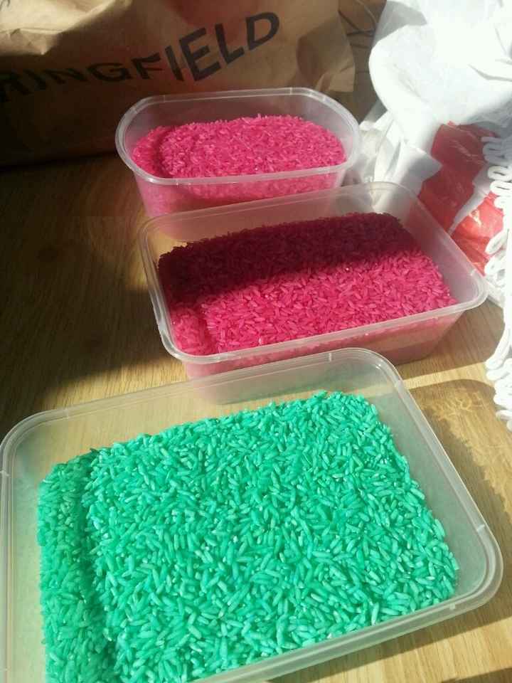 Empezamos a teñir arroz - 2