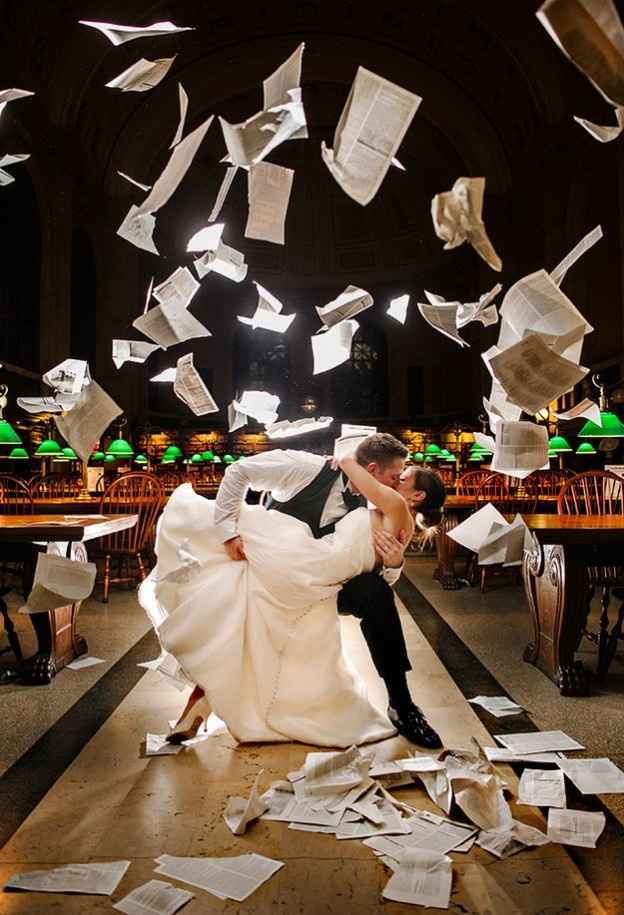 Ideas para boda con temática de libros