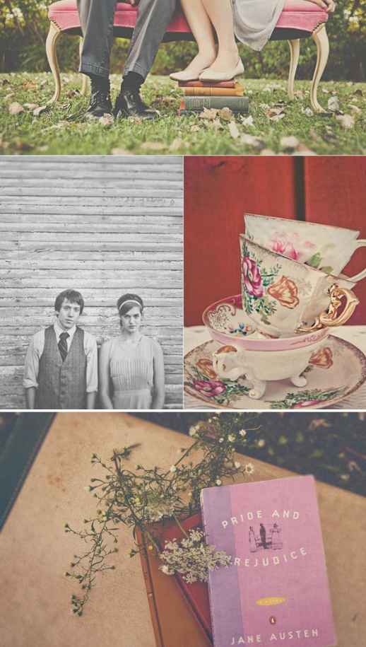 Ideas para boda con temática de libros