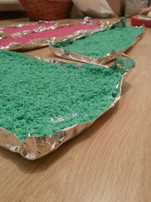 Empezamos a teñir arroz - 2