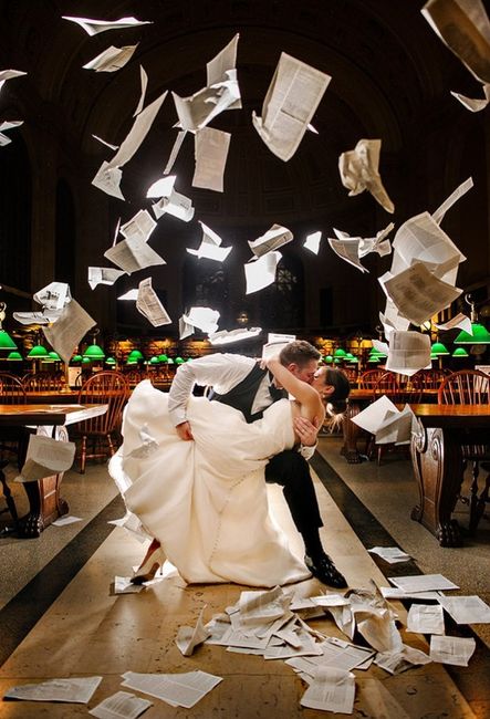 Ideas para boda con temática de libros