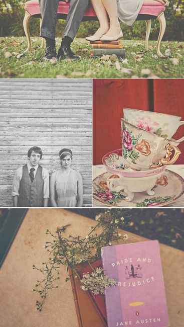 Ideas para boda con temática de libros