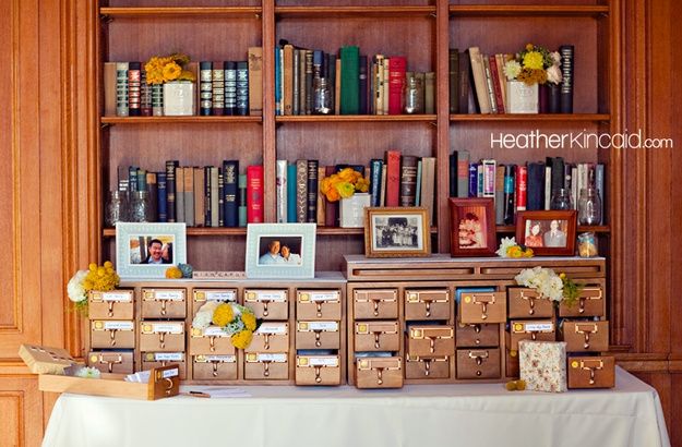 Ideas para boda con temática de libros