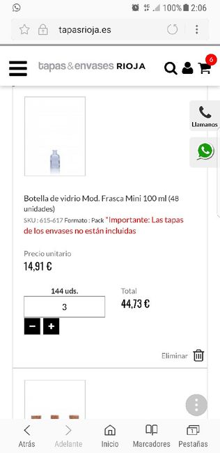  Botellitas de licor de regalito - 1