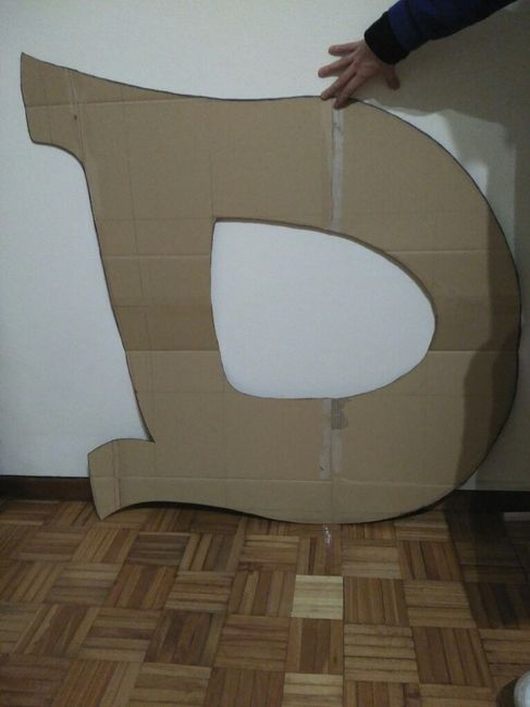Letras gigantes diy - 1