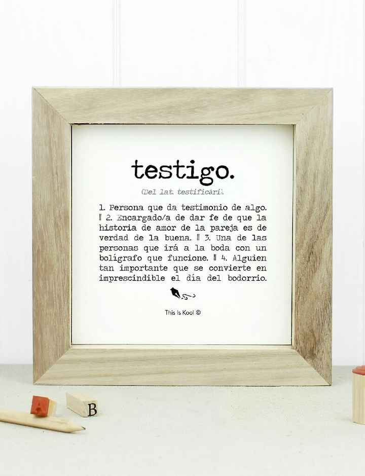  Detalles para decir que van a ser los testigos - 1