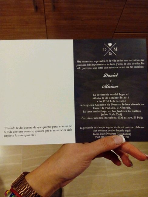 Invitaciones optimalprint - 2