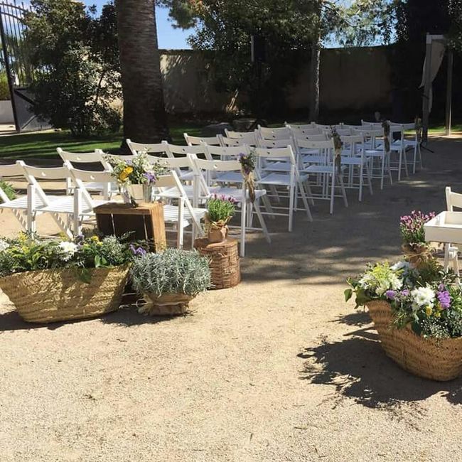 Opinión decoración rústica boda al aire libre. - 8