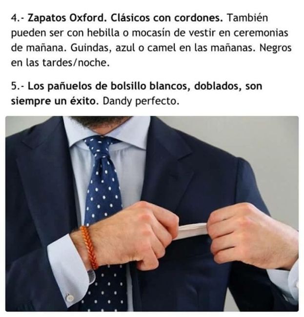Protocolo vestimenta en hombres - 3