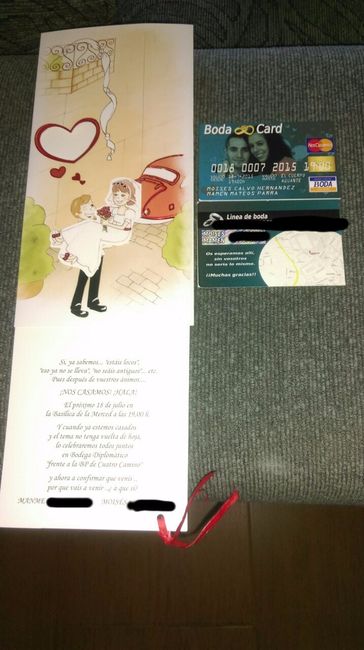 Mis invitaciones y Tarjeta