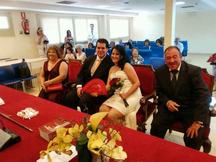 Mi boda por lo civil y ahora a preparar la ceremonia, pero para mas adelante ¿ alguien esta igual? -