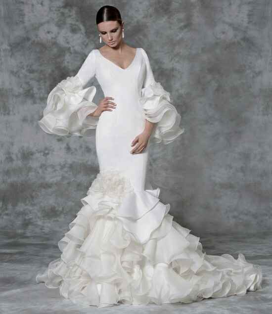 Necesito un vestido de novia flamenco - 1
