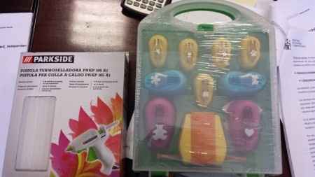 troqueladora y pistola sillicona LIDL