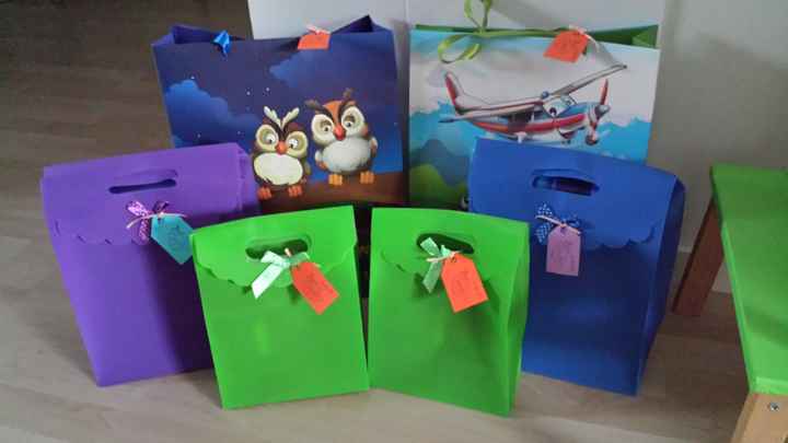 bolsitas con los regalos